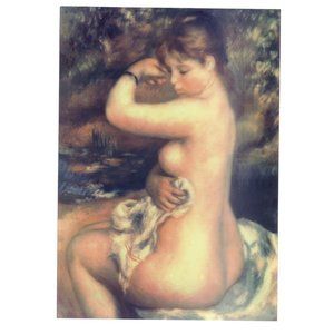 After the Bath 1888 Pierre Auguste Renoir Art Print 5" x 7"‎ Demo Lenticular 3D
